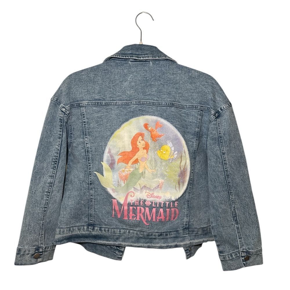 Disney Princess Little Mermaid Jean Jacket - Picture 2 of 4